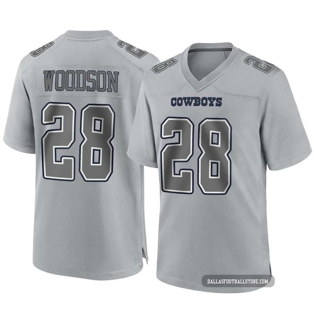 Darren Woodson Dallas Cowboys ＃28 Game Youth Gray Atmosphere Fashion Jersey