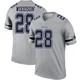 Darren Woodson Dallas Cowboys ＃28 Legend Youth Gray Inverted Jersey