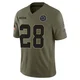 Darren Woodson Dallas Cowboys ＃28 Limited Men's Olive 2025 Salute to Service Jersey