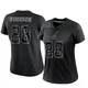 Darren Woodson Dallas Cowboys ＃28 Limited Women's Black Reflective Jersey
