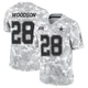 Darren Woodson Dallas Cowboys ＃28 Limited Youth Arctic Camo 2024 Salute to Service Jersey