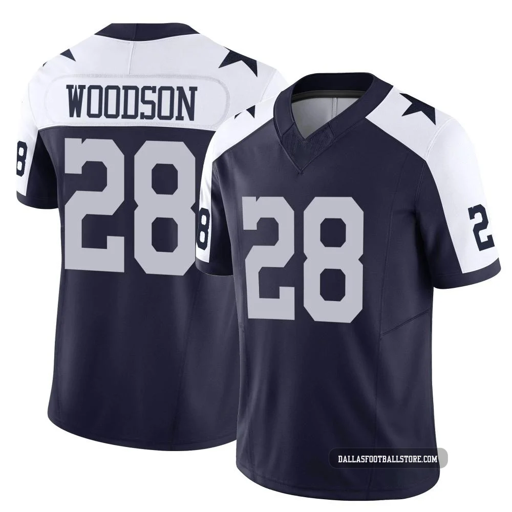 Darren Woodson Dallas Cowboys ＃28 Limited Youth Navy Alternate Vapor F.U.S.E. Jersey