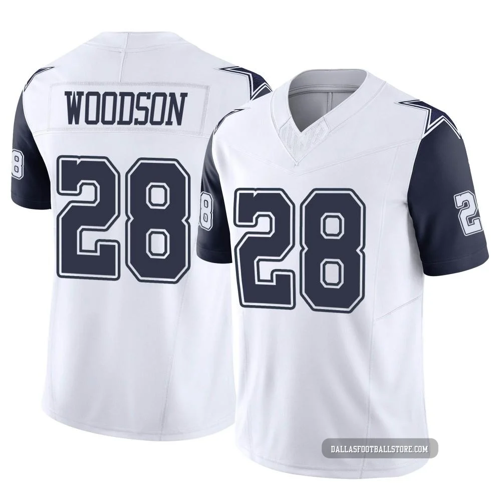 Darren Woodson Dallas Cowboys ＃28 Limited Youth White 2nd Alternate Vapor F.U.S.E. Jersey