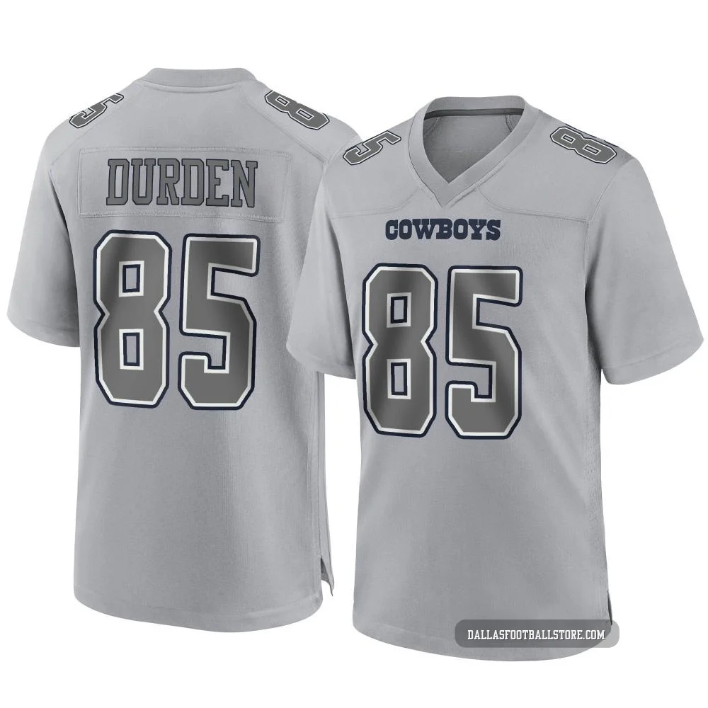David Durden Dallas Cowboys ＃85 Game Men's Gray Atmosphere Fashion Jersey