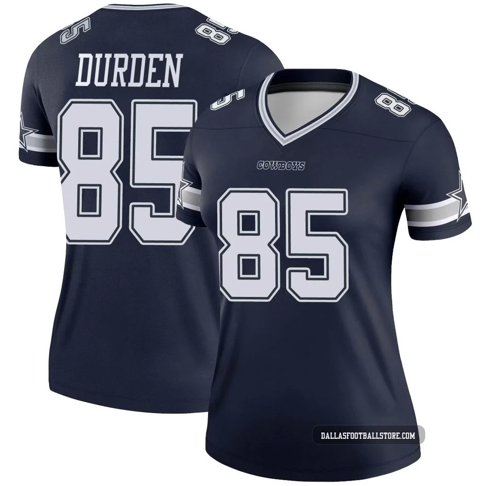 David Durden Dallas Cowboys ＃85 Legend Women's Navy Jersey