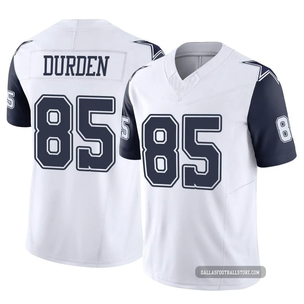 David Durden Dallas Cowboys ＃85 Limited Men's White 2nd Alternate Vapor F.U.S.E. Jersey