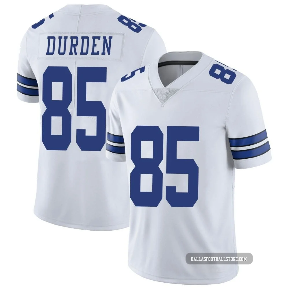 David Durden Dallas Cowboys ＃85 Limited Men's White Vapor Untouchable Jersey
