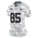 David Durden Dallas Cowboys ＃85 Limited Women's Arctic Camo 2024 Salute to Service Jersey