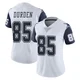 David Durden Dallas Cowboys ＃85 Limited Women's White Color Rush Vapor Untouchable Jersey