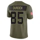 David Durden Dallas Cowboys ＃85 Limited Youth Olive 2025 Salute to Service Jersey