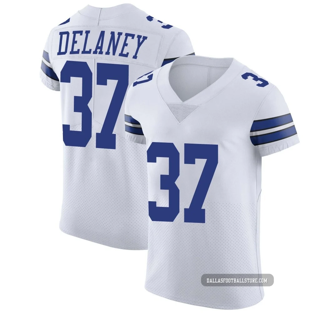 Dee Delaney Dallas Cowboys ＃37 Elite Men's White Vapor Untouchable Jersey