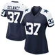 Dee Delaney Dallas Cowboys ＃37 Game Women's Navy Alternate Jersey