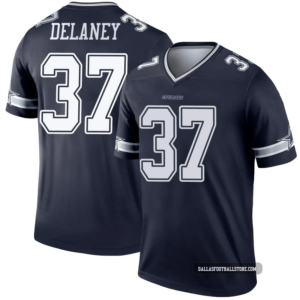 Dee Delaney Dallas Cowboys ＃37 Legend Men's Navy Jersey