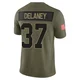 Dee Delaney Dallas Cowboys ＃37 Limited Men's Olive 2025 Salute to Service Jersey
