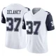 Dee Delaney Dallas Cowboys ＃37 Limited Men's White 2nd Alternate Vapor F.U.S.E. Jersey