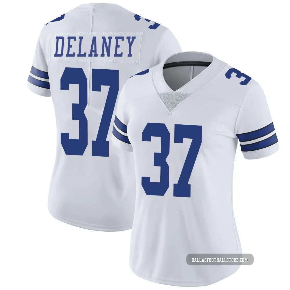 Dee Delaney Dallas Cowboys ＃37 Limited Women's White Vapor Untouchable Jersey