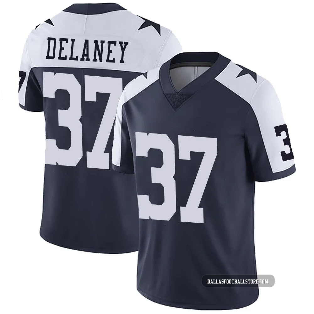 Dee Delaney Dallas Cowboys ＃37 Limited Youth Navy Alternate Vapor Untouchable Jersey