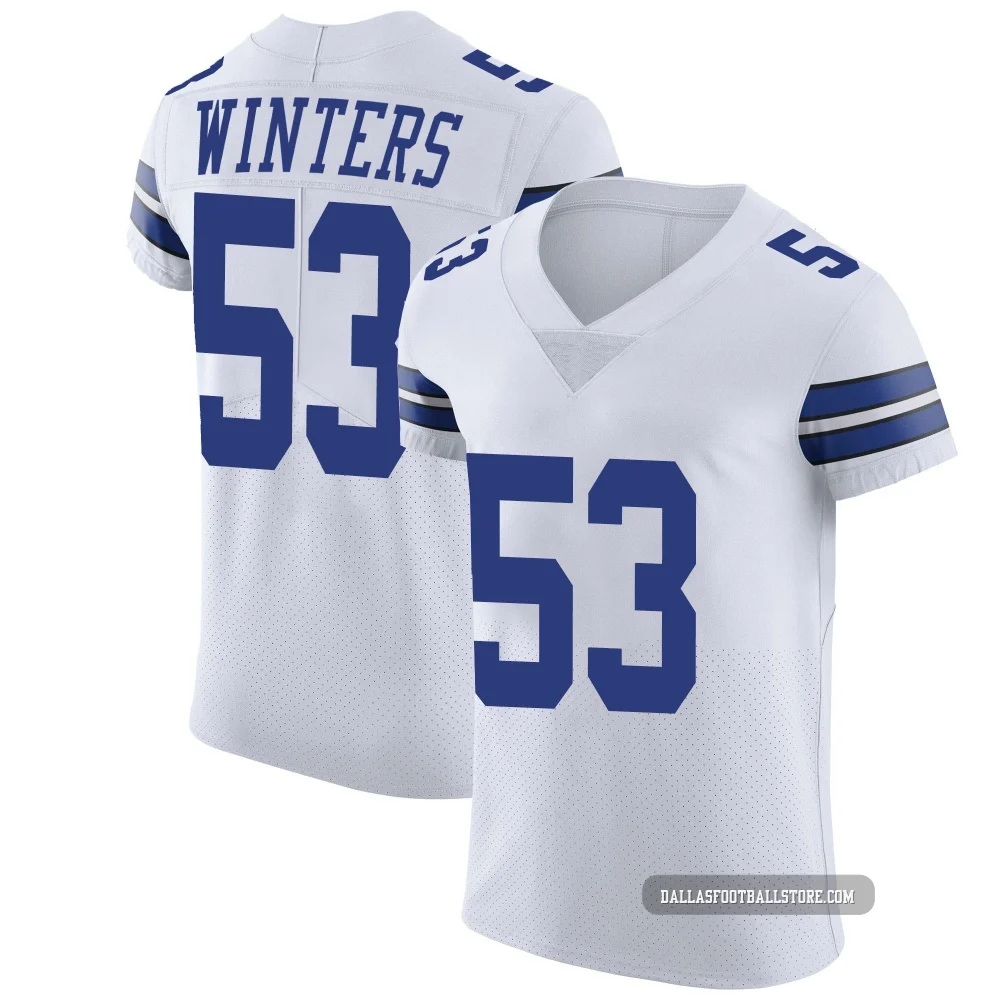 Dee Winters Dallas Cowboys ＃53 Elite Men's White Vapor Untouchable Jersey