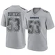Dee Winters Dallas Cowboys ＃53 Game Men's Gray Atmosphere Fashion Jersey
