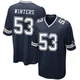 Dee Winters Dallas Cowboys ＃53 Game Men's Navy Team Color Jersey