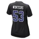Dee Winters Dallas Cowboys ＃53 Game Women's Black Carbon Fashion Jersey