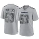 Dee Winters Dallas Cowboys ＃53 Game Youth Gray Atmosphere Fashion Jersey