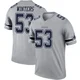 Dee Winters Dallas Cowboys ＃53 Legend Men's Gray Inverted Jersey