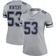 Dee Winters Dallas Cowboys ＃53 Legend Women's Gray Inverted Jersey