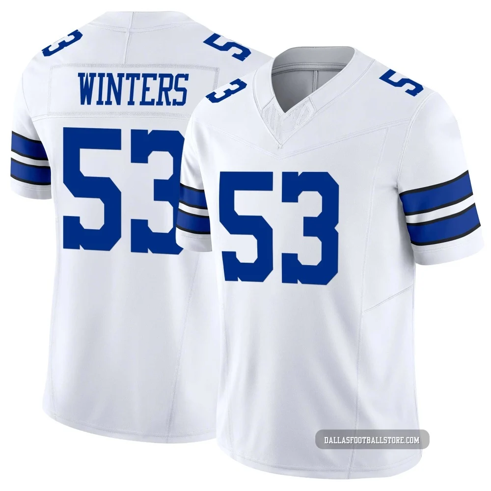 Dee Winters Dallas Cowboys ＃53 Limited Youth White Vapor F.U.S.E. Jersey