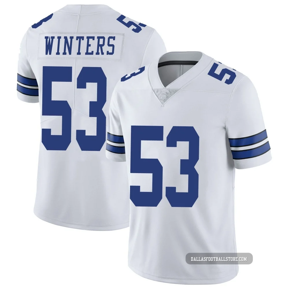 Dee Winters Dallas Cowboys ＃53 Limited Youth White Vapor Untouchable Jersey