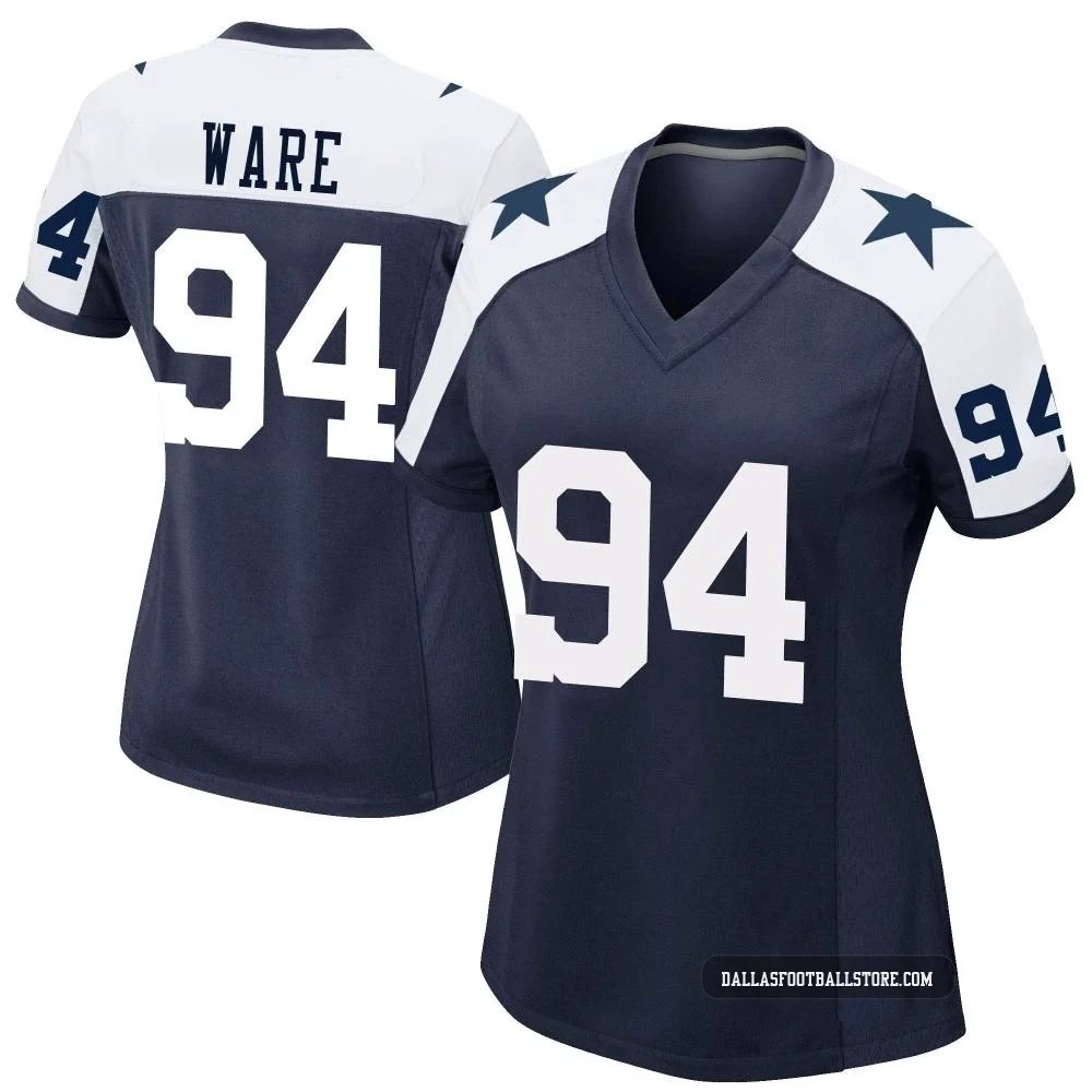 DeMarcus Ware Dallas Cowboys ＃94 Game Women's Navy Alternate Jersey