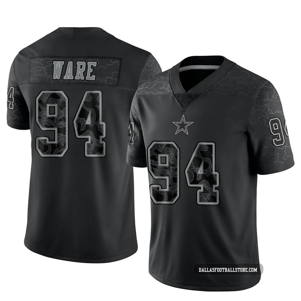 DeMarcus Ware Dallas Cowboys ＃94 Limited Men's Black Reflective Jersey