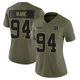 DeMarcus Ware Dallas Cowboys ＃94 Limited Women's Olive 2025 Salute to Service Jersey