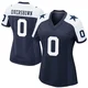 DeMarvion Overshown Dallas Cowboys ＃0 Game Women's Navy Alternate Jersey