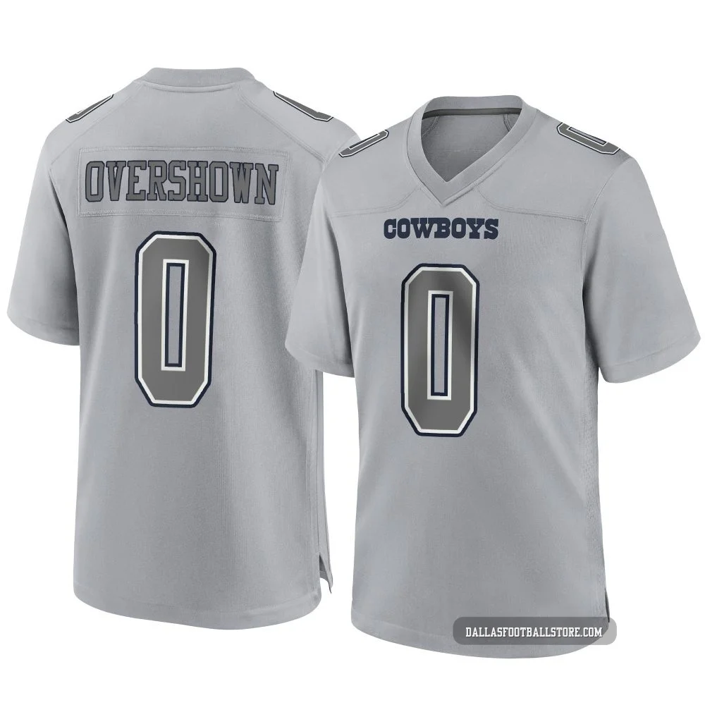 DeMarvion Overshown Dallas Cowboys ＃0 Game Youth Gray Atmosphere Fashion Jersey