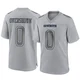 DeMarvion Overshown Dallas Cowboys ＃0 Game Youth Gray Atmosphere Fashion Jersey