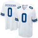 DeMarvion Overshown Dallas Cowboys ＃0 Game Youth White Jersey