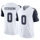 DeMarvion Overshown Dallas Cowboys ＃0 Limited Men's White 2nd Alternate Vapor F.U.S.E. Jersey