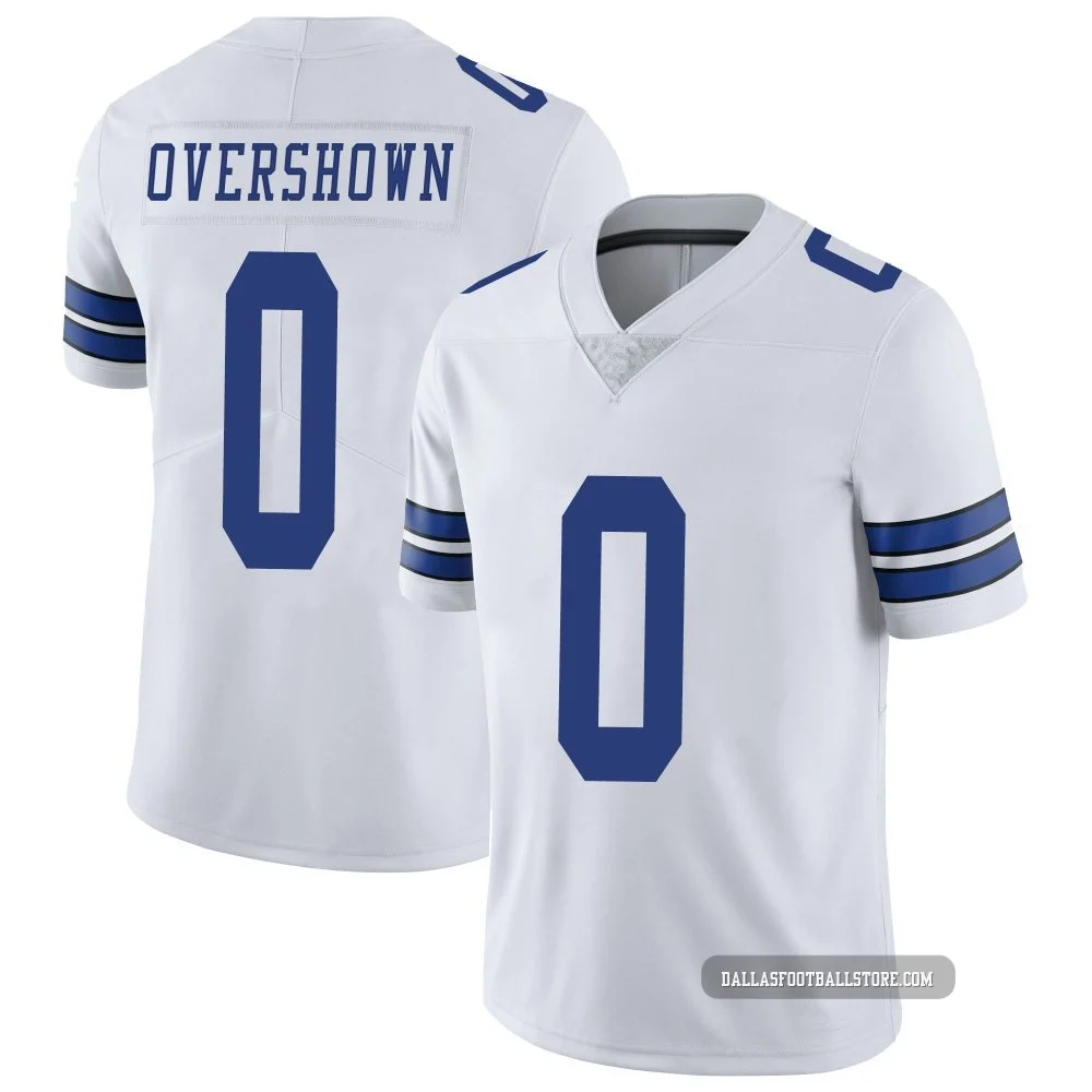DeMarvion Overshown Dallas Cowboys ＃0 Limited Men's White Vapor Untouchable Jersey