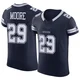 Devin Moore Dallas Cowboys ＃29 Elite Men's Navy Vapor F.U.S.E. Jersey