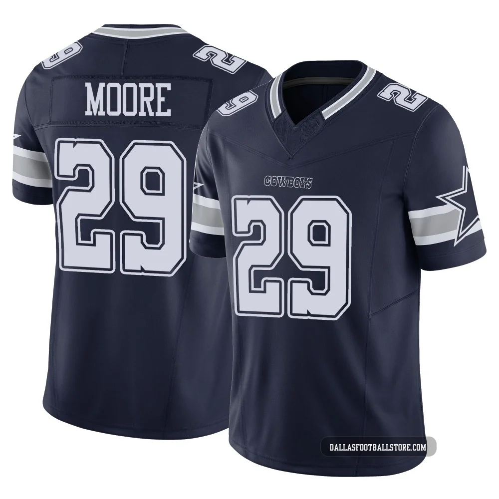 Devin Moore Dallas Cowboys ＃29 Limited Men's Navy Vapor F.U.S.E. Jersey