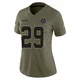Devin Moore Dallas Cowboys ＃29 Limited Women's Olive 2025 Salute to Service Jersey