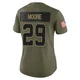 Devin Moore Dallas Cowboys ＃29 Limited Women's Olive 2025 Salute to Service Jersey