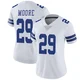 Devin Moore Dallas Cowboys ＃29 Limited Women's White Vapor Untouchable Jersey