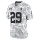Devin Moore Dallas Cowboys ＃29 Limited Youth Arctic Camo 2024 Salute to Service Jersey