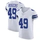 DJ Rogers Dallas Cowboys ＃49 Elite Men's White Vapor Untouchable Jersey