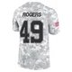 DJ Rogers Dallas Cowboys ＃49 Limited Men's Arctic Camo 2024 Salute to Service Jersey