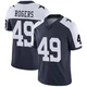DJ Rogers Dallas Cowboys ＃49 Limited Men's Navy Alternate Vapor Untouchable Jersey
