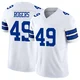 DJ Rogers Dallas Cowboys ＃49 Limited Men's White Vapor F.U.S.E. Jersey