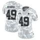 DJ Rogers Dallas Cowboys ＃49 Limited Women's Arctic Camo 2024 Salute to Service Jersey